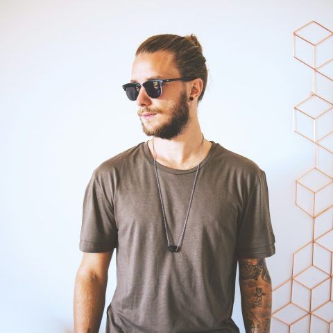 man wearing sunglasses